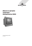 Manual de operações Transmissor Multiparâmetros M400