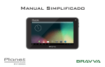 Manual Simplificado Planet tab BV-4000 (X)