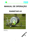 MANUAL DE OPERAÇÃO RAINSTAR A3