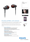 SHE9000/10 Philips Fones de ouvido intra
