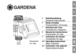 OM, Gardena, 1881, EasyControl, Computador de rega, 2013-11