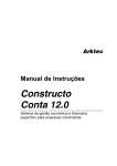 Manual de INSTRUÇÕES: Constructo Conta