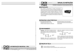 MANUAL DE INSTRUÇÕES