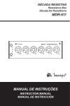 MDR-611 MANUAL DE INSTRUÇÕES