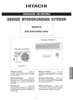 UNIDADE INTERIOR/UNIDADE EXTERIOR