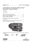 Controladores de válvulas digitais Fisher FIELDVUE Série DVC6200