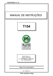 Manual Controlador de Temperatura Tecsystem T154