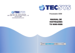 MANUAL DE INSTRUÇÕES TS 9090