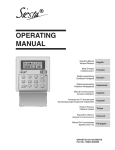 OPERATING MANUAL