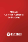 Manual Carretas de Madeira - Triton Máquinas Agrícolas