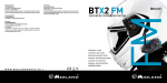Manual de Instruções BTX2 FM PT