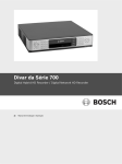 Divar da Série 700 - Bosch Security Systems