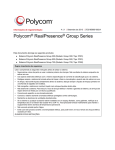 Informações regulamentares do Polycom RealPresence Group Series