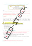 MANUAL DE INSTRUÇÕES TERNO DE PAREDE/TETO - Led