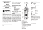 Manual de Utilização - Hanna Instruments Portugal