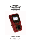 Testboy® TV 465 Manual de Instruções