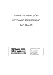 Manual de Instruções - Sistema de Refrigeração
