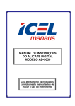manual de instruções do alicate digital modelo ad-9030