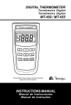 Termômetro Minipa MT-455