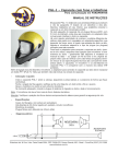 Manual de instruções do capacete PGL-1. Arquivo em