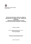 Estudo da permeação cutânea do sulfato de glucosamina, em