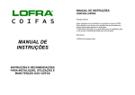 MANUAL COIFA ARTICA LOFRA