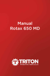 Manual Rotax 650 MD - Triton Máquinas Agrícolas