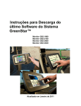 Instruções para Descarga do último Software do Sistema GreenStar™