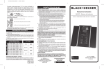 Manual - Black & Decker