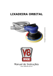 Manual Lixadeira V8LX1200