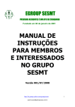 MANUAL DE INSTRUÇÕES PARA MEMBROS E INTERESSADOS