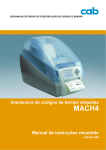 Manual de instruções resumido - Cab Produkttechnik GmbH & Co KG