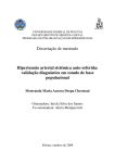 Dissertação de mestrado Hipertensão arterial sistêmica auto