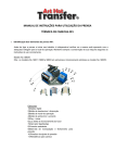 MANUAL DE INSTRUÇÕES PARA UTILIZAÇÃO DA PRENSA