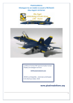 CAPÍTULO I - REVIEW Blue Angels F-18 Hornet Fabricante: Revell