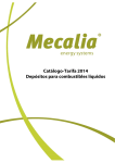 Catálogo-Tarifa 2014 Depósitos para combustibles