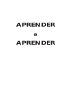 APRENDER APRENDER