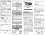 Manual de Instruções Inst. Ráp. Y39U – rev.0