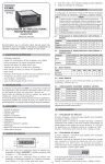 TOTALIZADOR DE IMPULSO/HORAS MICROPROCESSADO