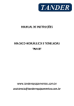 manual de instruções macaco hidráulico 3 toneladas tmh3t