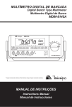 multímetro digital de bancada manual de instruções mdm
