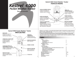 Kestrel® 4000 Pocket Weather Tracker
