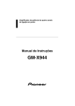 Manual de Instruções GM-X944