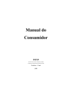 Manual do Consumidor - Assembleia Legislativa do Estado do Ceará