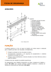 Ficha de Segurança - Andaimes - Autoridade para as Condições do