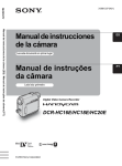Manual de instrucciones de la cámara Manual de instruções da