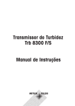 Manual de instruções transmissor de turbidez Trb8300 F/S
