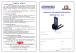 MANUAL EMPILHADEIRA ELÉTRICA - 4410 - 4411