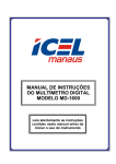 MANUAL DE INSTRUÇÕES DO MULTÍMETRO DIGITAL MODELO