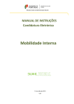 Candidatura Eletrónica - Mobilidade Interna – 2013